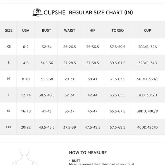 NWT Cupshe navy blue one shoulder scaoppled edges bikini - Picture 5 of 5